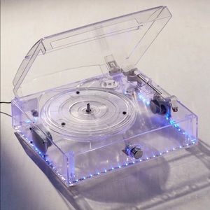 Light up Clear Vinyl Record Player / Turn Table